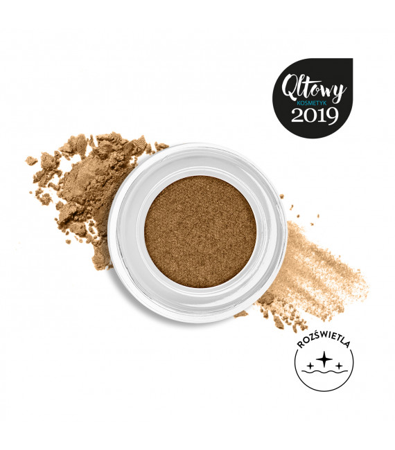 Cienie w kremie: 18 SPARKLY BROWN