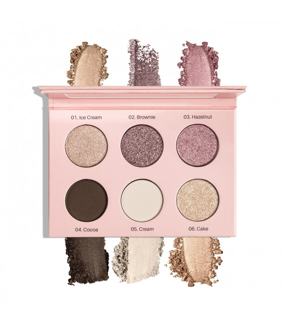 Paleta cieni prasowanych: NUDE