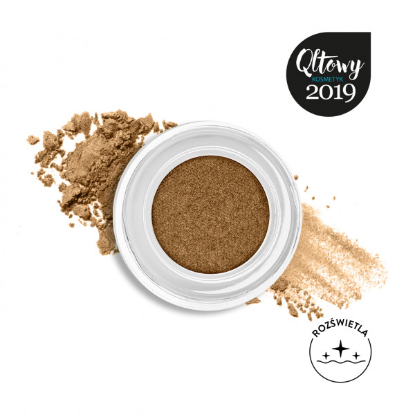 Cienie w kremie: 18 SPARKLY BROWN
