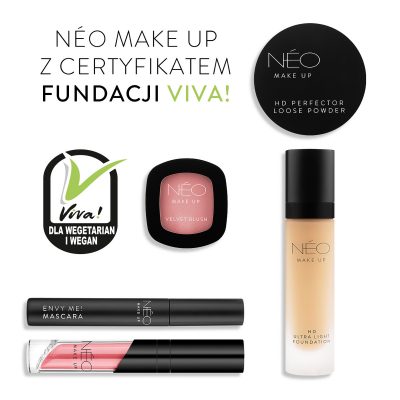 Kosmetyki NÉO Make Up z certyfikatem Fundacji Viva!